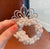 Children's Princess Crown Hair Accessories Pearl Ball Hair Loop Hair Rope Little Girl Hair  Pearl Crown