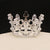 Children's Round Cake Crown Gift Baking Decoration Accessories Birthday Alloy Pearl Small Headdress Accessories Ornaments