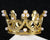 Children's Round Cake Crown Gift Baking Decoration Accessories Birthday Alloy Pearl Small Headdress Accessories Ornaments