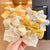 Children's Rubber Band Baby's Hair Rope Girls' Fabric Flower Bow No Harmful Hair Accessories Cute Hair Band Ponytail Headdress