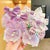 Children's Rubber Band Baby's Hair Rope Girls' Fabric Flower Bow No Harmful Hair Accessories Cute Hair Band Ponytail Headdress