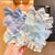 Children's Rubber Band Baby's Hair Rope Girls' Fabric Flower Bow No Harmful Hair Accessories Cute Hair Band Ponytail Headdress