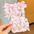 Children's Rubber Tendon Baby's Hair Rope Girls' Fabric Flower Bow Does Not Hurt Hair Accessories Cute Hair Rings Pony Tail Headdress