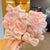 Children's Rubber Tendon Baby's Hair Rope Girls' Fabric Flower Bow Does Not Hurt Hair Accessories Cute Hair Rings Pony Tail Headdress