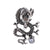 Chinoiserie Animal Dragon Alloy Inlay Rhinestones Pearl Adults Unisex Corsage Brooches Collar Pin