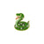 Chinoiserie Pin Snake Zinc Alloy Enamel Unisex Brooches