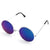 Chinoiserie Retro Geometric Ac Round Frame Full Frame Women's Sunglasses