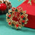 Christmas Bow Knot Bell Snowflake Alloy Plating Inlay Rhinestones Unisex Brooches 1 Piece