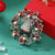 Christmas Bow Knot Bell Snowflake Alloy Plating Inlay Rhinestones Unisex Brooches 1 Piece