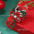 Christmas Bow Knot Bell Snowflake Alloy Plating Inlay Rhinestones Unisex Brooches 1 Piece