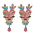 Christmas Cartoon Elk Simple Earrings