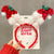 Christmas Cartoon Style Unisex Santa Claus Handmade Antlers Headdress