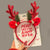 Christmas Cartoon Style Unisex Santa Claus Handmade Antlers Headdress