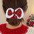 Christmas Christmas Classic Style Streetwear Women's Bow Knot Flannel Hair Tie