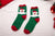 Christmas Christmas Women's Cartoon Acetate Fibre Nylon Crew Socks A Pair