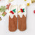 Christmas Christmas Women's Cartoon Polyester Coral Fleece Crew Socks A Pair