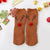 Christmas Christmas Women's Cartoon Polyester Coral Fleece Crew Socks A Pair