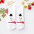 Christmas Christmas Women's Cartoon Polyester Coral Fleece Crew Socks A Pair