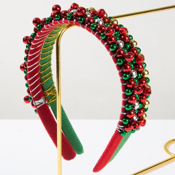 Christmas Classic Style Women's Bell Alloy Hair Band