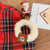 Christmas Cute Classic Style Women's Christmas Tree Santa Claus Christmas Socks Plush Hair Tie