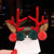 Christmas Cute IG Style Women's Antlers Plush Handmade Hair Clip