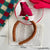 Christmas Cute Simple Style Women's Star Bow Knot Flannel Hair Clip Hair Band