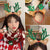 Christmas Cute Sweet Women's Bow Knot Antlers Plush Hair Clip Hair Band