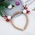 Christmas Cute Sweet Women's Bow Knot Antlers Plush Hair Clip Hair Band