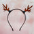 Christmas Cute Sweet Women's Bow Knot Antlers Plush Hair Clip Hair Band