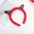 Christmas Cute Sweet Women's Bow Knot Antlers Plush Hair Clip Hair Band