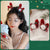 Christmas Cute Sweet Women's Bow Knot Antlers Plush Hair Clip Hair Band