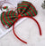 Christmas Cute Sweet Women's Bow Knot Antlers Plush Hair Clip Hair Band