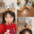 Christmas Cute Sweet Women's Bow Knot Antlers Plush Hair Clip Hair Band