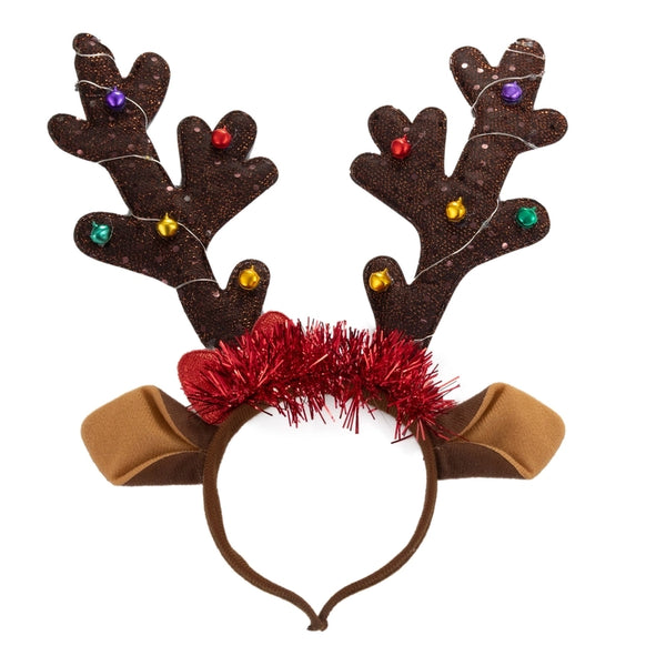 Christmas Cute Women's Antlers Plastic Handmade Hair Band