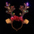 Christmas Cute Women's Antlers Plastic Handmade Hair Band