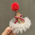 Christmas Cute Women's Christmas Hat Alloy Hair Clip