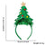 Christmas Cute Women's Christmas Hat Christmas Tree Antlers Plastic Sequins Hair Band