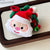 Christmas Cute Women's Christmas Tree Santa Claus Elk Flannel Hair Tie