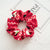 Christmas Cute Women's Christmas Tree Santa Claus Snowflake Flannel Hair Tie