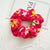 Christmas Cute Women's Christmas Tree Santa Claus Snowflake Flannel Hair Tie