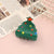 Christmas Cute Women's Christmas Tree Snowman Arylic Hair Claws