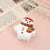 Christmas Cute Women's Christmas Tree Snowman Arylic Hair Claws