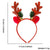 Christmas Cute Women's Girl'S Antlers Plastic Hair Band