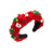 Christmas Elegant Women's Santa Claus Inlay Rhinestones Hair Band