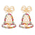 Christmas Element Earrings Creative Funny Rice Beads Snowman Earrings Diamond Bells Christmas Tree Earrings