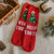 Christmas Fashion Women'S Santa Claus Elk Acetate Fibre Coral Fleece Crew Socks