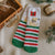 Christmas Fashion Women'S Santa Claus Elk Acetate Fibre Coral Fleece Crew Socks