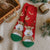 Christmas Fashion Women'S Santa Claus Elk Acetate Fibre Coral Fleece Crew Socks