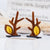 Christmas Hairpin New Plush Christmas Flocking Elk Horn Hairpin Hair Accessories Children's Holiday Dress Headdress Wholesale