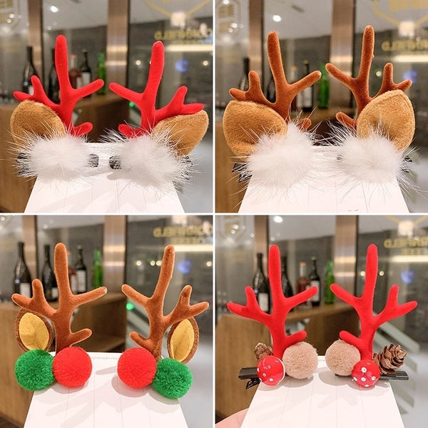 Christmas Headwear Rabbit Ear Internet Red Hairpin Girl Adult Hat Hairpin Children's Hair Accessories